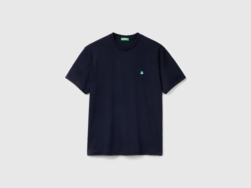 Basic-T-Shirt aus Baumwolle