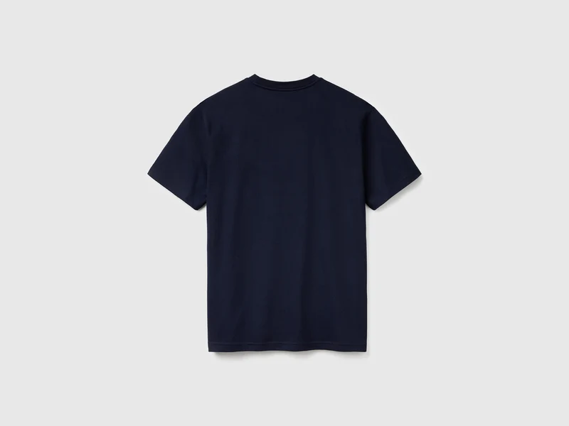 Basic-T-Shirt aus Baumwolle