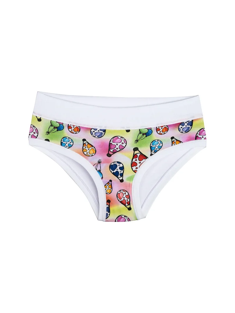 Slip da bambina in cotone - bianco
