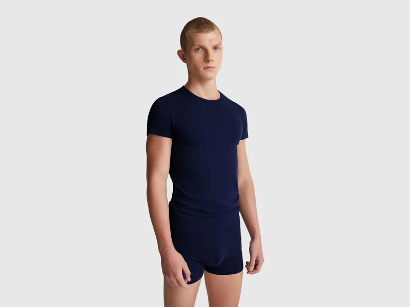 T-Shirt aus Stretch-Baumwolle
