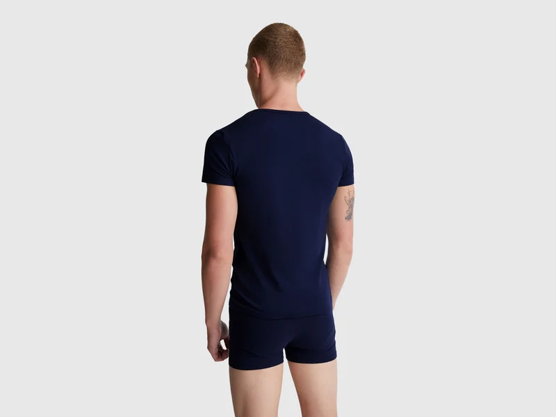 T-Shirt aus Stretch-Baumwolle