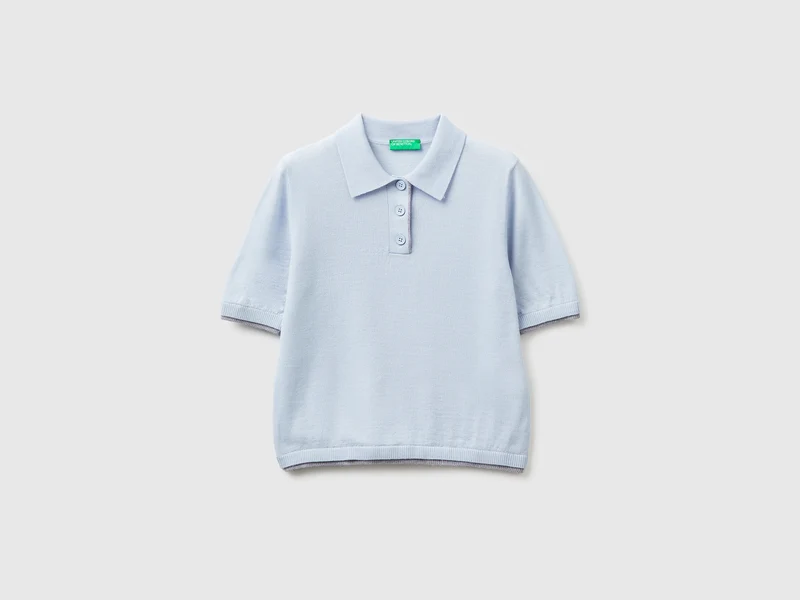 Poloshirt aus 100 % Merinowolle