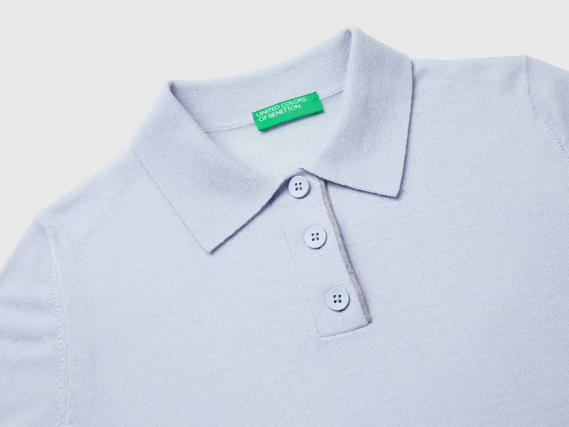 Poloshirt aus 100 % Merinowolle