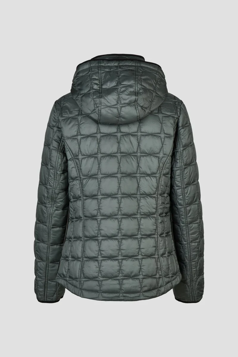 Sandwich-Steppjacke mit Kapuze