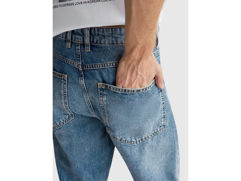 Jeans mit entspannter Passform