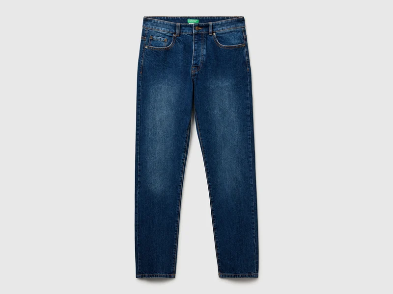 Slim-Fit-Jeans mit fünf Taschen