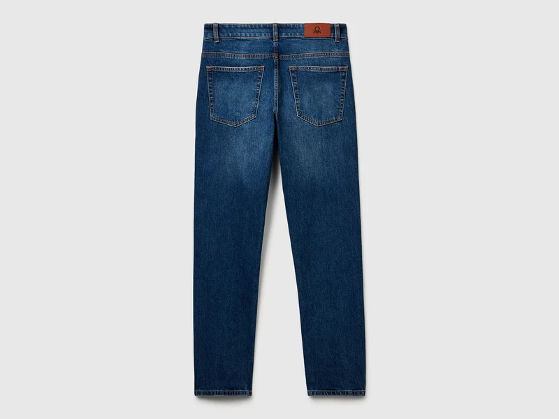 Slim-Fit-Jeans mit fünf Taschen