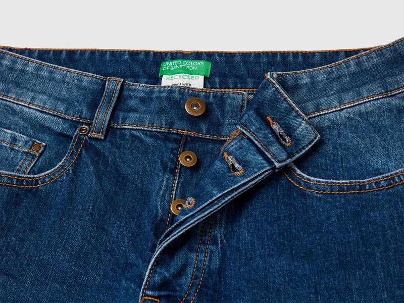 Slim-Fit-Jeans mit fünf Taschen