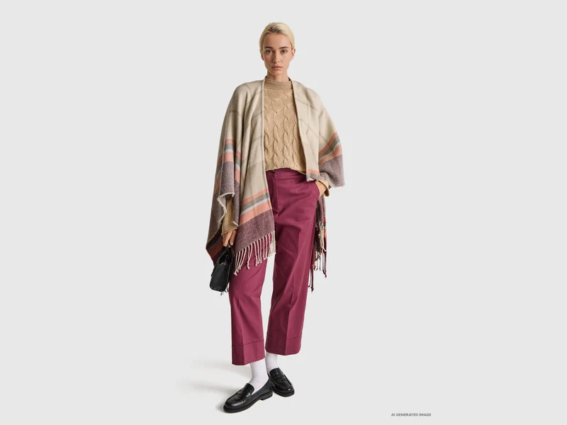 Zopfmusterpullover aus Kaschmirmischung