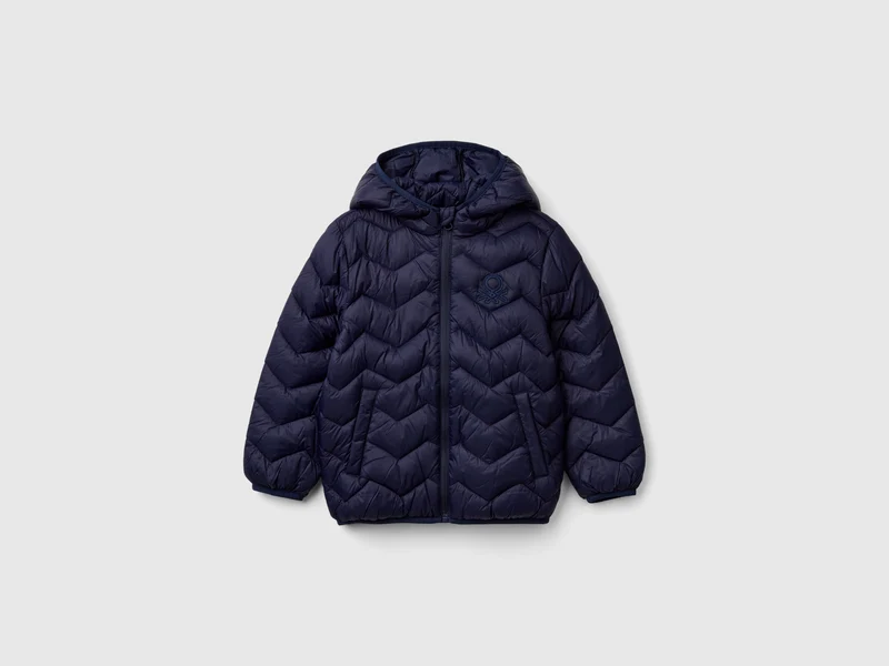 Wattierte Jacke mit Kapuze