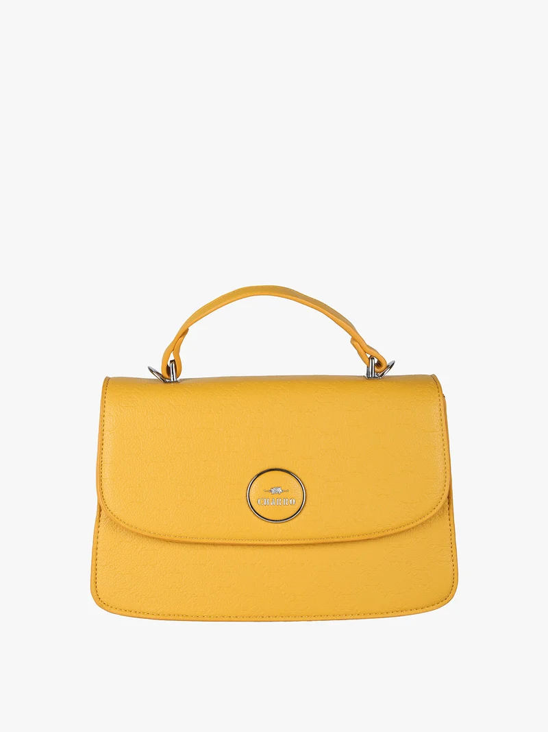 Borsa a mano da donna con tracolla - giallo