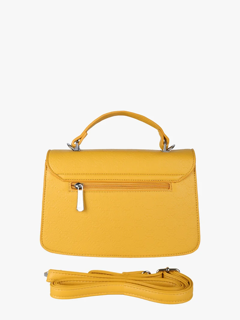 Borsa a mano da donna con tracolla - giallo