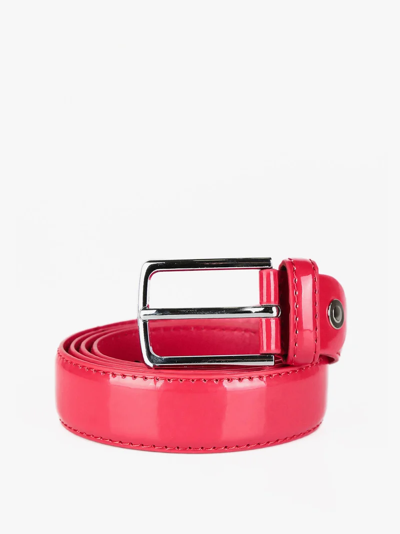 Cintura in vernice da donna - rosso