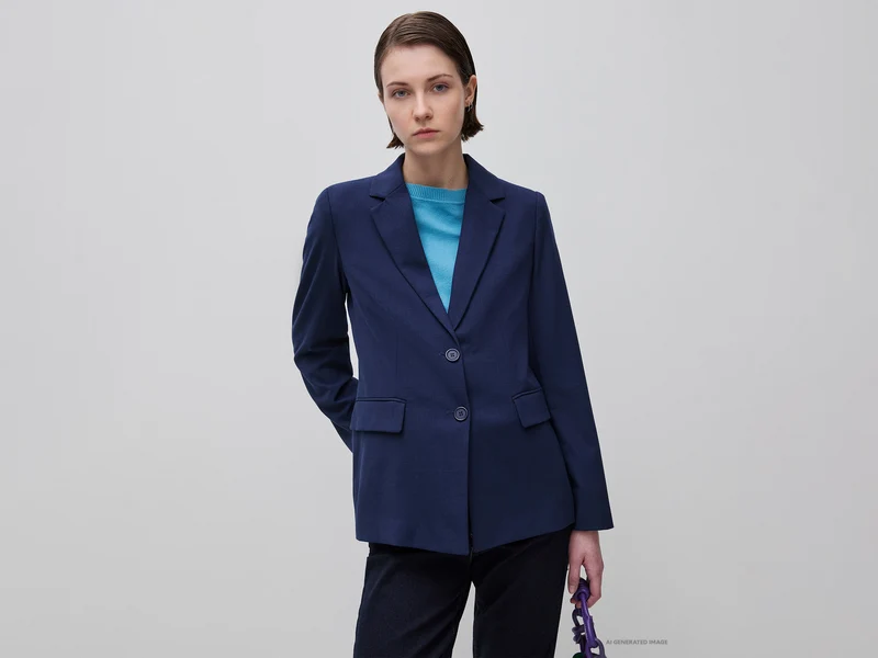Klassische gefütterte Jacke