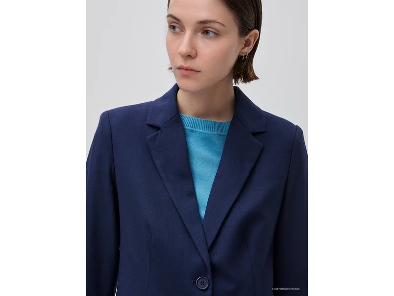 Klassische gefütterte Jacke