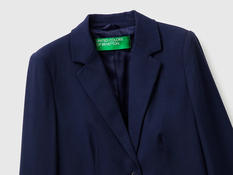 Klassische gefütterte Jacke