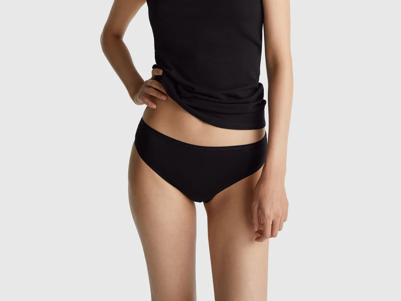 Slip aus elastischer Baumwolle
