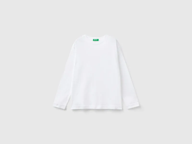 T-Shirt aus Baumwolle mit Rundhalsausschnitt