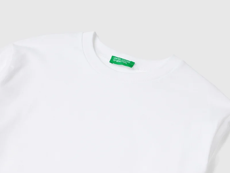 T-Shirt aus Baumwolle mit Rundhalsausschnitt