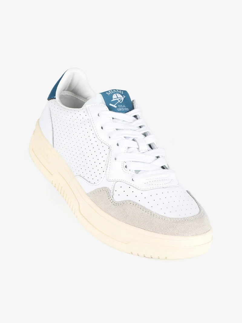 PINA COLADA Sneakers in pelle sportive da uomo - bianco