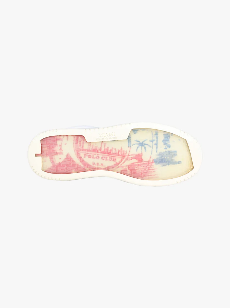 PINA COLADA Sneakers in pelle sportive da uomo - bianco