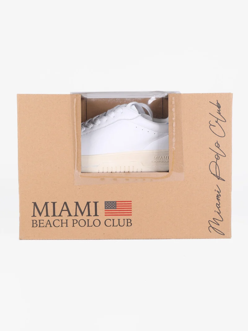 PINA COLADA Sneakers in pelle sportive da uomo - bianco
