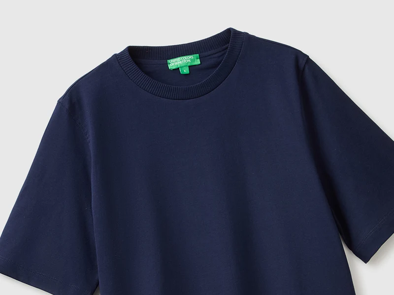 T-Shirt im Boxy-Fit, 100 % Baumwolle