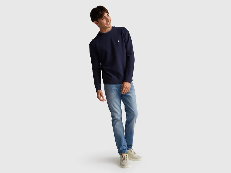 Slim-Fit-Jeans mit fünf Taschen
