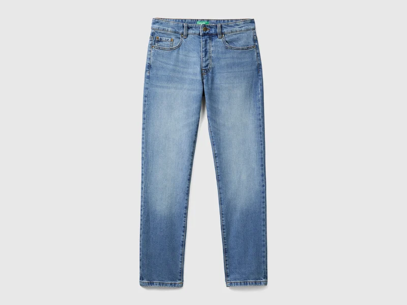 Slim-Fit-Jeans mit fünf Taschen