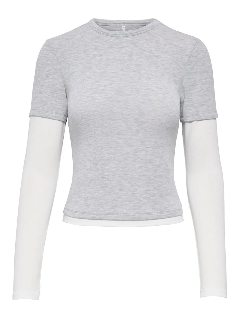 ONLDUBLA L/S DOUBLE TOP JRS