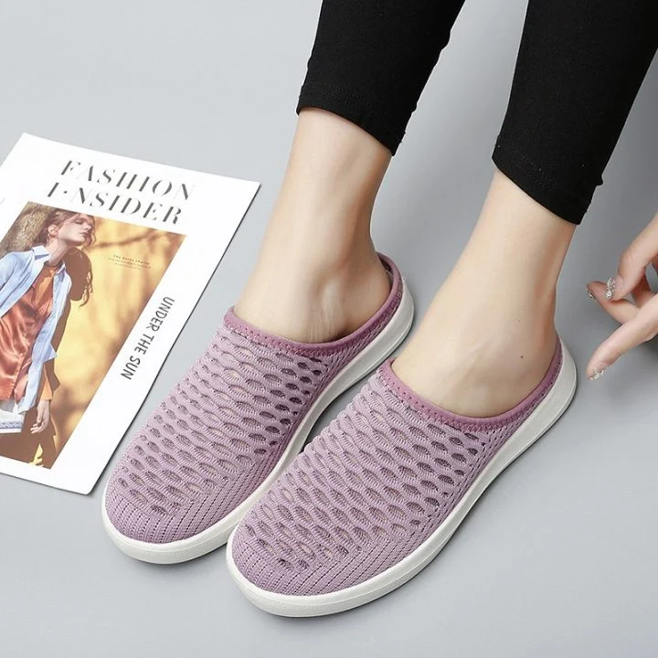 Damen Diabetiker Schuhe | Orthopädische Slipper | Weite Passform & Memory-Schaum | Leicht & Rutschfest