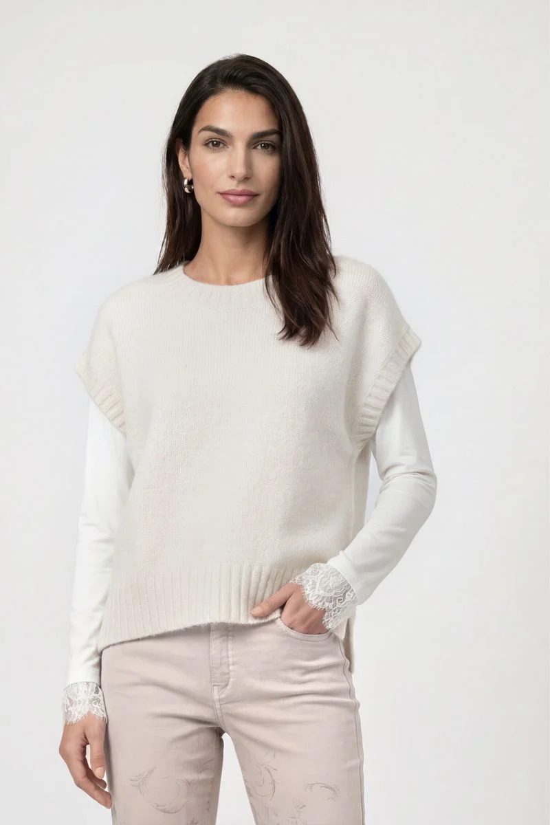D-Pullover kurz Arm - monari GmbH - 809904