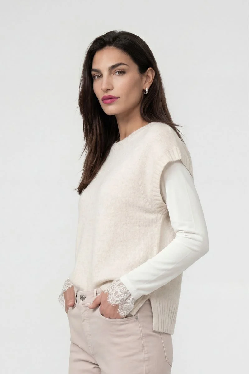 D-Pullover kurz Arm - monari GmbH - 809904