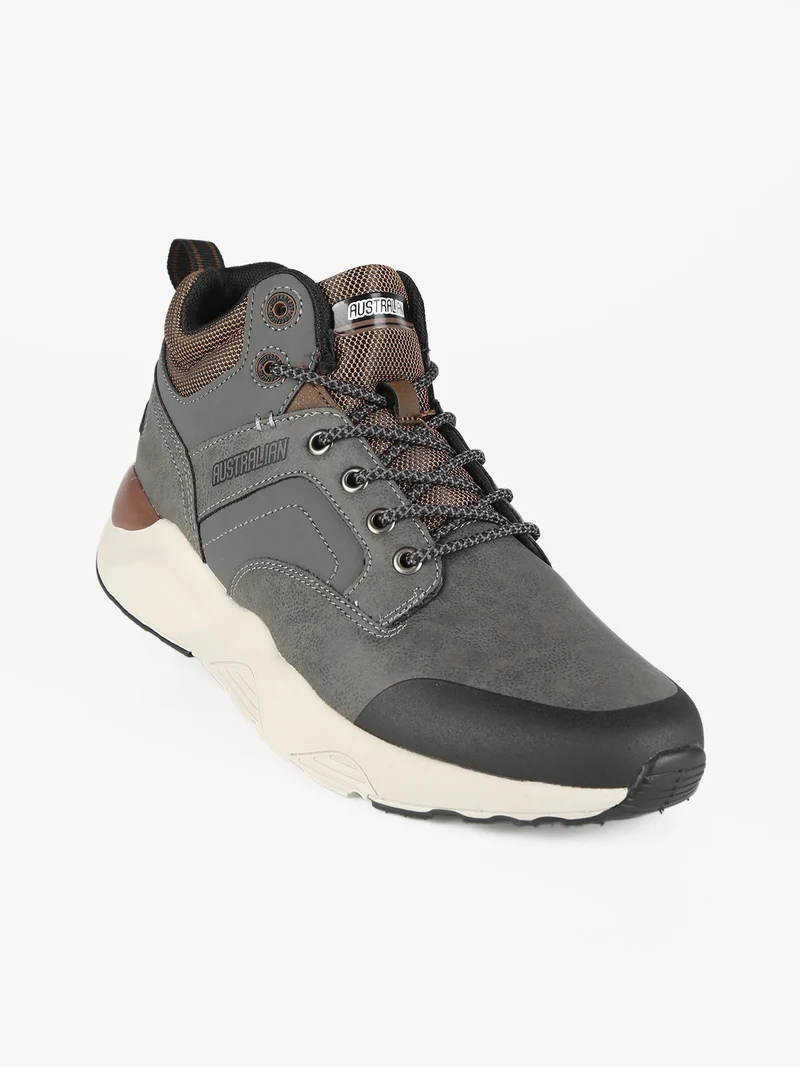 Sneakers da uomo stringata - grigio