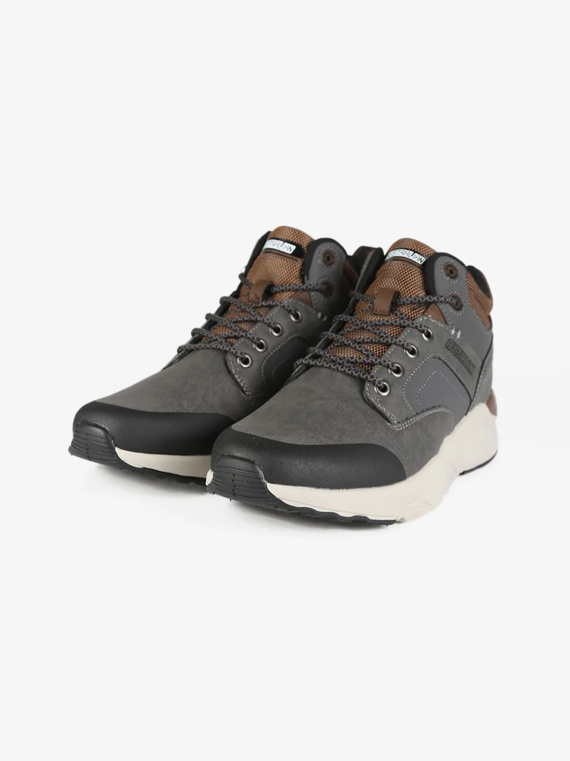 Sneakers da uomo stringata - grigio