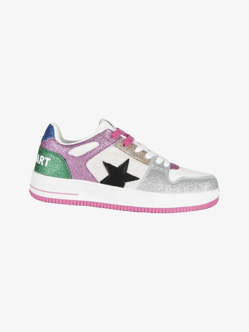 BASKET NATASHA Sneakers donna glitterate - multicolore