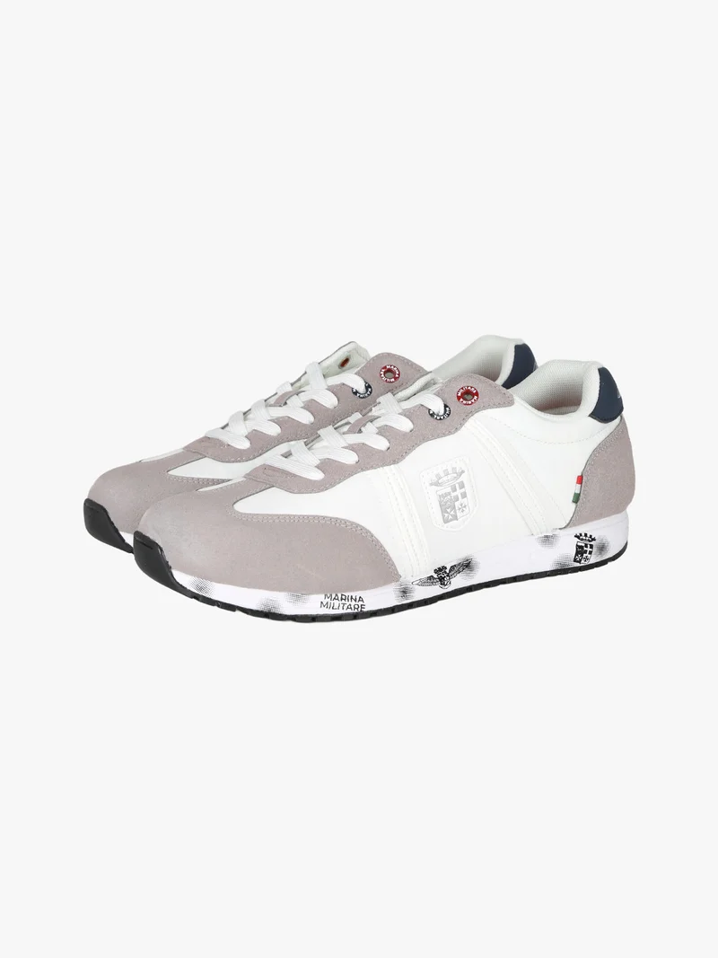 Sneakers da uomo stringate - bianco