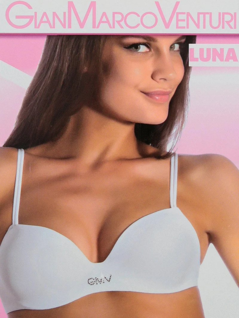 GianMarcoVenturi reggiseno imbottito LUNA coppa B - nero