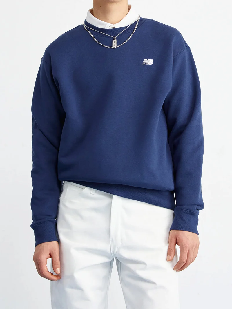 SPORT ESSENTIALS CREW Felpa girocollo da uomo - blu