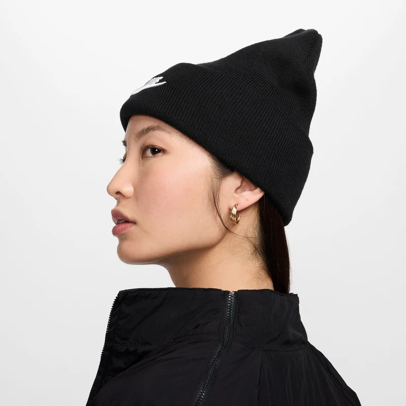 NIKE U NK Peak Beanie TC FUT F24 Herren Schwarz/Weiß