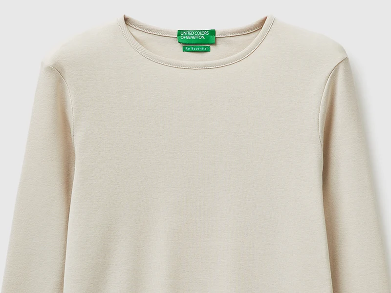Schmal geschnittenes Langarm-T-Shirt