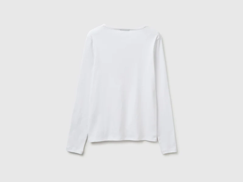 Schmal geschnittenes Langarm-T-Shirt