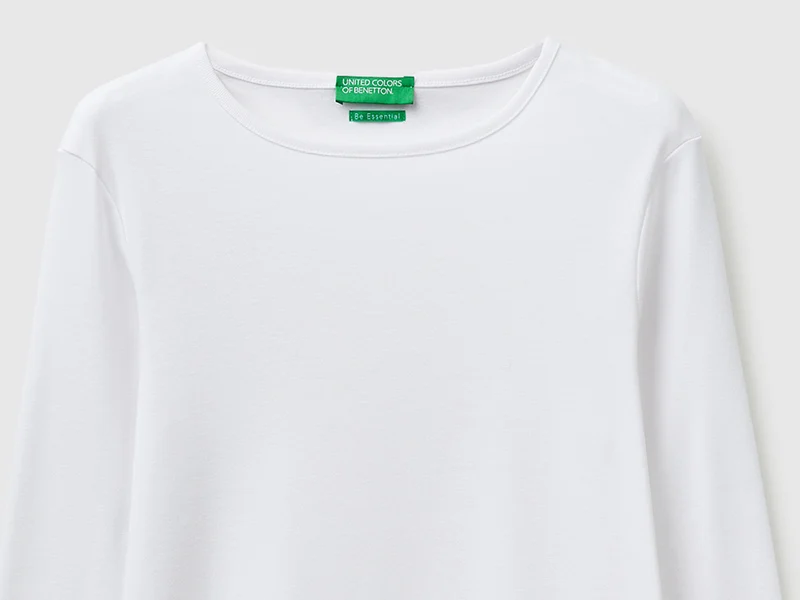 Schmal geschnittenes Langarm-T-Shirt