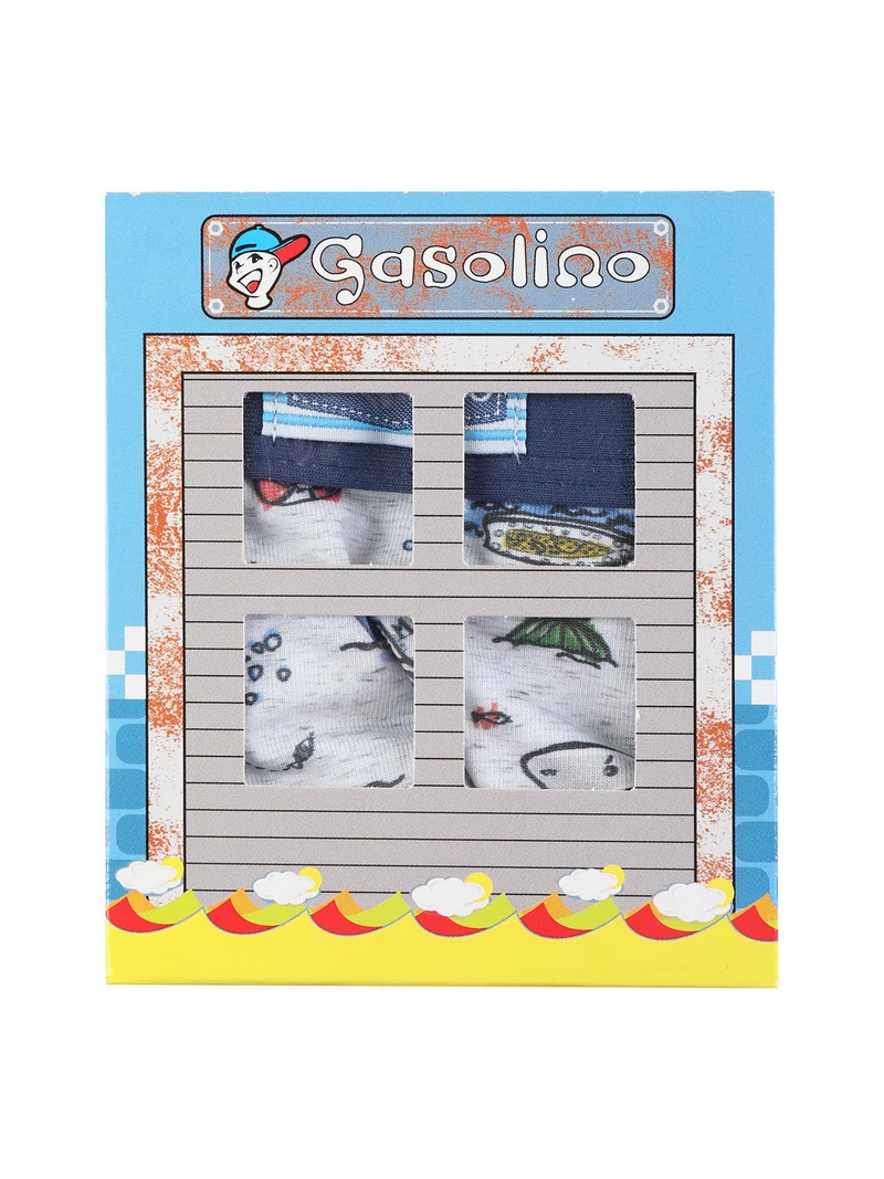 Boxer da bambino con stampa - jeans