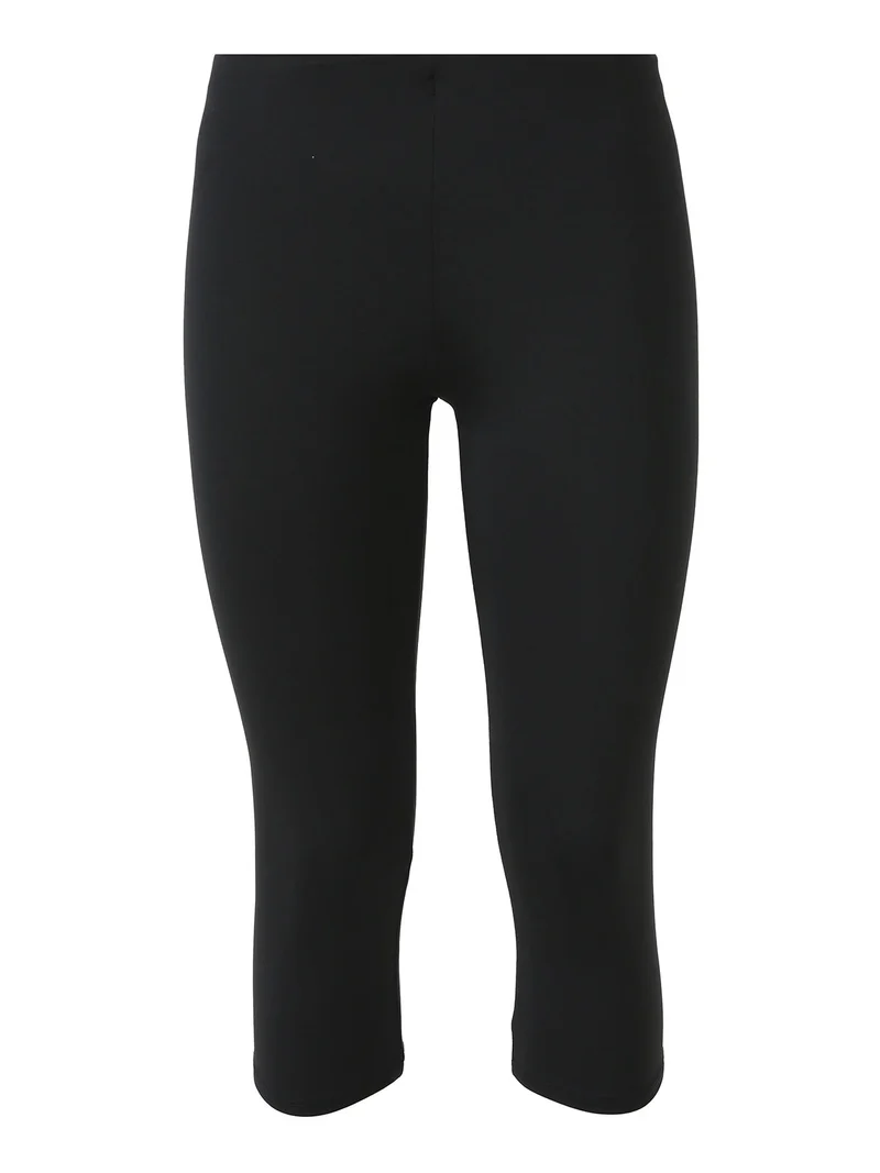 Leggings donna al ginocchio - nero