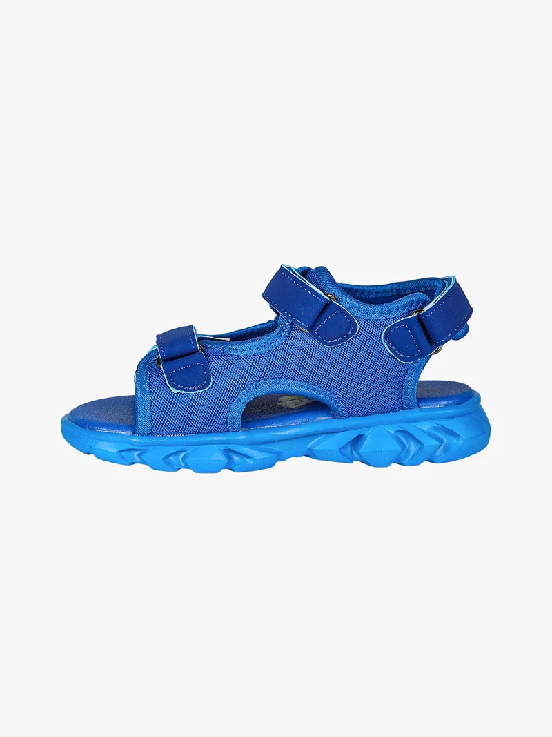 Sandali da bambino con luci e cinturini a strappo - blu