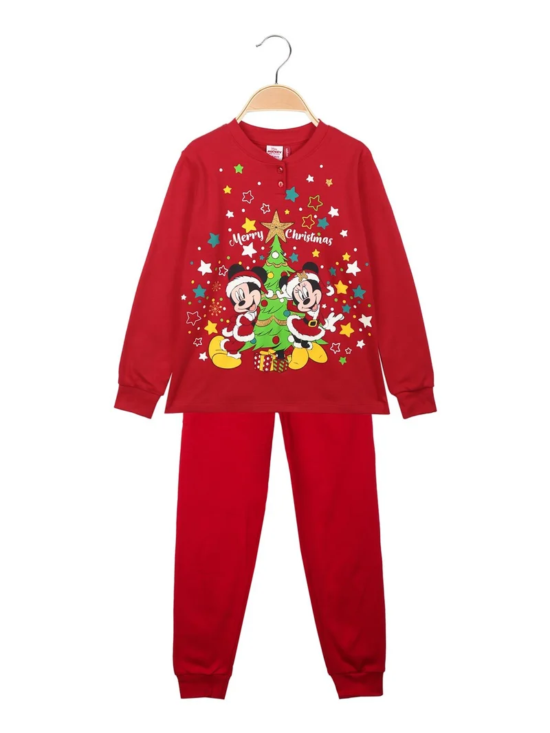 Pigiama natalizio da bambina - rosso