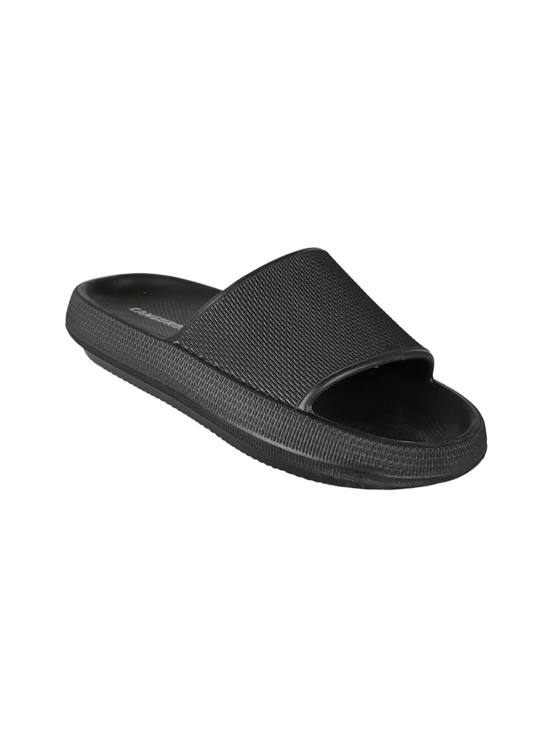 Ciabatte donna in gomma - nero