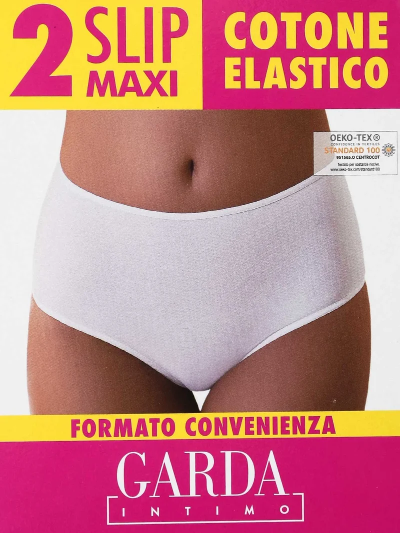Slip maxi confezione 2 pezzi - bianco