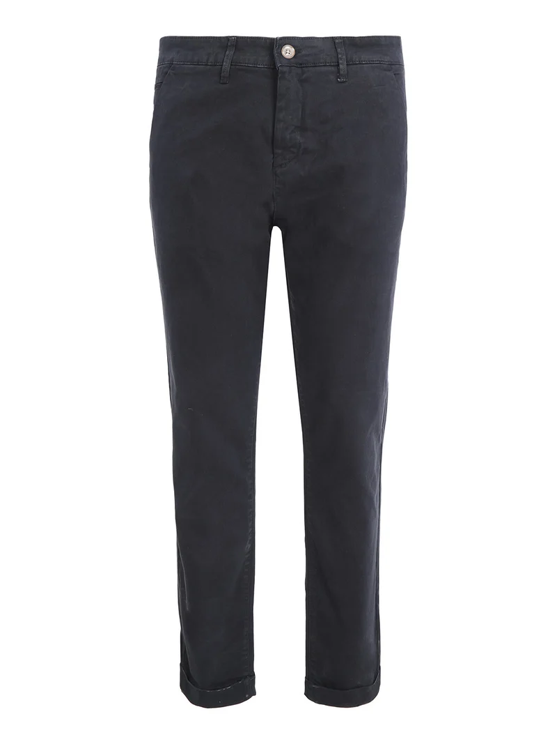 Pantaloni casual da uomo slim fit - blu scuro